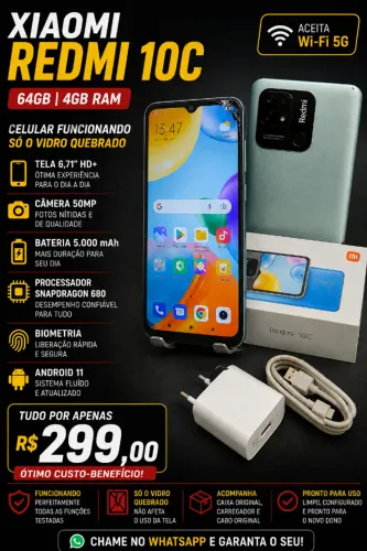 Celular Redmi 10C