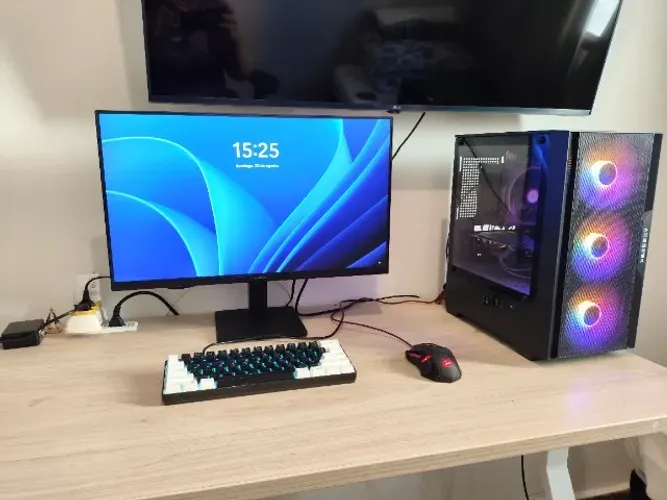 PC Gamer Completo - Ryzen 5 5600GT, GTX 1660 Super 16GB de RAM, 1TB SSD Nvme + Monitor