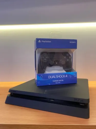 Playstation 4 Slim 1TB + Controle ORIGINAL na caixa