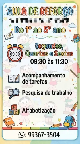 Aulas de reforço