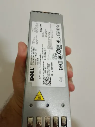 Fonte Dell Supply Poweredger R610 502w A502p-00 Dp/n 0j38mn