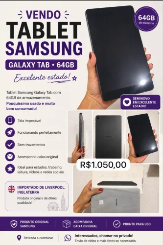 Tablet Galaxy Samsung TabA9