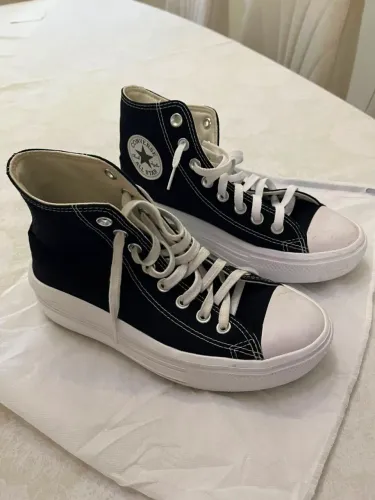 Tênis Chuck Taylor All Star Move Cano Alto Preto