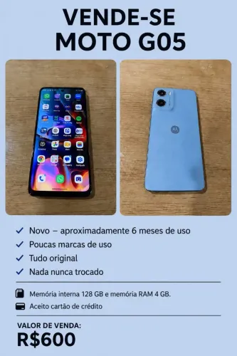 Celular Moto G05 