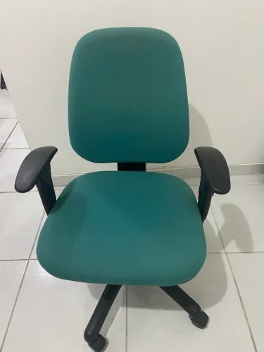 CADEIRA DE ESCRITÓRIO FLEXFORM ? VERDE-ÁGUA
