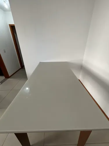 Mesa de Jantar Rufato Londrina 180x90 cm - Tampo com Vidro | Excelente Estado