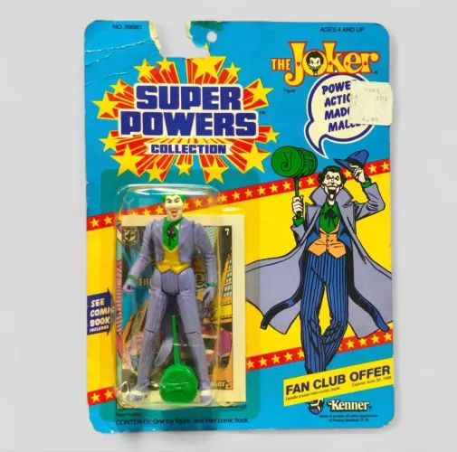 Boneco Coringa Lacrado Coleção Super Powers Kenner anos 80 como Estrela