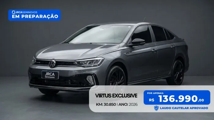 Volkswagen Virtus Exclusive 250tsi 1.4 Flex 16V AUT 2026
