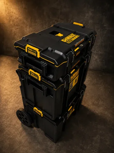 Caixa Organizadora de Ferramentas Toughsystem 2.0 DeWalt DWST60436 Torre 3pçs com Rodas 