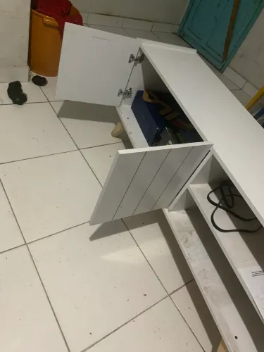 Rack Space moov branco fosco para tv 