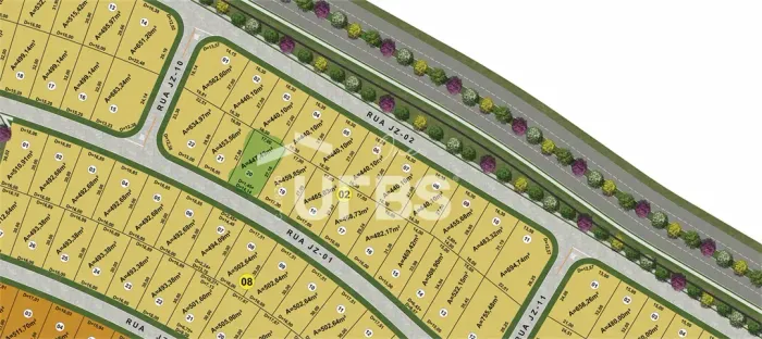 Ágio de lote no Condomínio Jardins Zurique 447,43 m² em condomínio fechado de alto padrão
