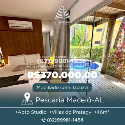 Villas do Pratagy Resort - apto tipo Studio 46m2.