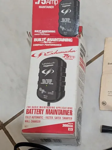 Carregador de Bateria Veicular, Para Carro, Barco, Moto 110V Importado dos EUA