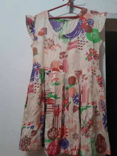 Lindo vestido estampado Maria Filó G