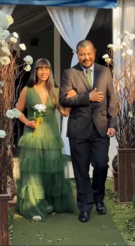 Vestido Verde Oliva Madrinha de Casamento