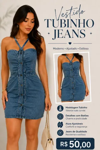 Saia e Vestido Jeans