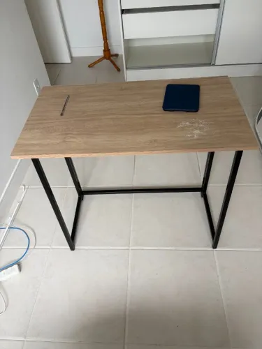 MESA ESTUDO ESCRIVANINHA DOBRAVEL ESCRITÓRIO NOTEBOOK 0,80M X 0,45M