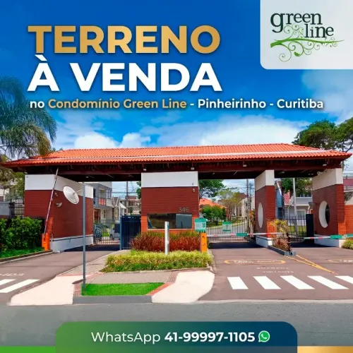 Terreno à venda no Condomínio Green Line Pinheirinho - Curitiba