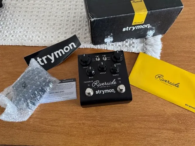 Pedal Strymon Riverside Midnight Edition raro na caixa completo
