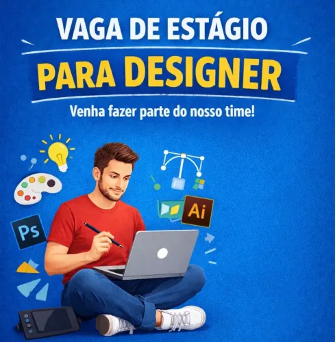 Vaga de Estágio de Designer
