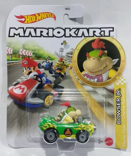 Hot Wheels Mario kart Browser Jr. Flame Flyer / Crache-flammes