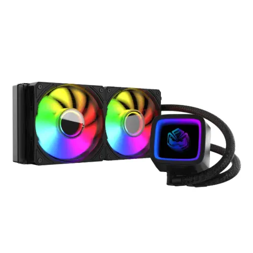 Water Cooler Pcyes Tundra Black Vulcan Argb 240Mm - Wctbv240