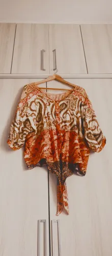Blusa feminina Drop's estampada M/G