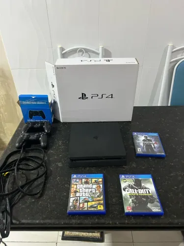 Ps4 slim em estado de zero !!