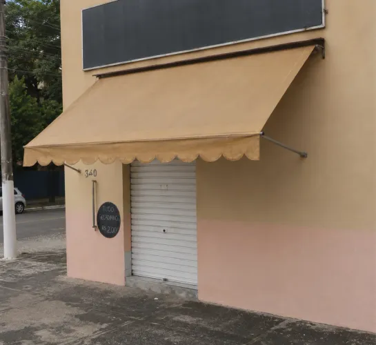 Toldo comercial retrátil usado 4 x 4