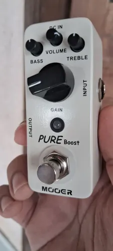 Pedal Mooer Pure Boost / Pedal de boost de volume ou ganho