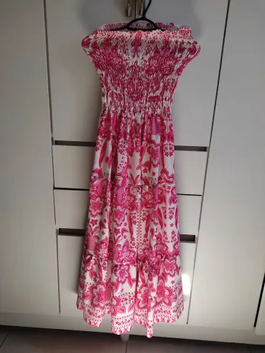 Vestido Midi Rosa