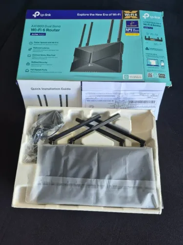 Roteador Wi-Fi 6 Gigabit Archer AX23 Dual Band AX1800 TP-Link