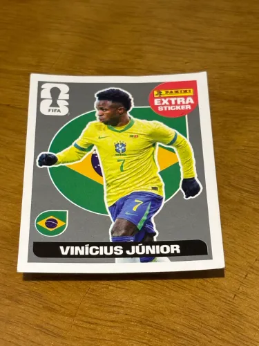 Kit extra stickers  Vini jr  nas versões Bordô, bronze, prata e ouro - originais 2026
