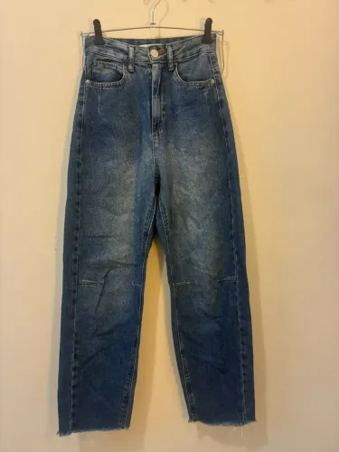 Linda calça jeans/calça jeans perfeita para moda casual/calça jeans pp