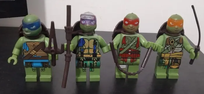 Bonecos Tartarugas Ninjas 