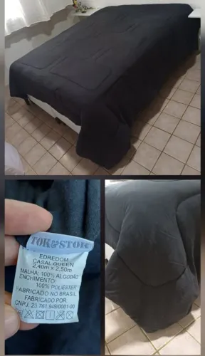 Edredom Queen da Tok e Stok. Super macio.Pouco usado! *Medidas: 2,40 × 2,50.