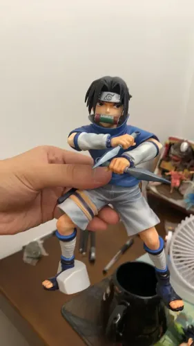 Action Figure Sasuke Uchiha - Naruto - 19cm | Qualidade Premium | NOVO