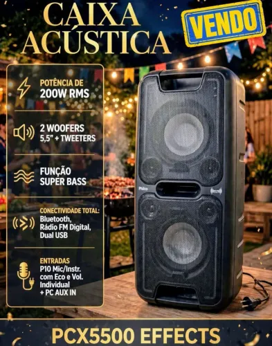 Caixa de Som Acústica