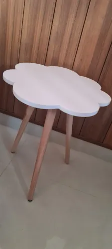 Mesa nuvem pé Palito Mdf Laqueado