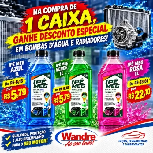 Aditivo para Radiador e mix de promoções , linha Ipé mesmo fabricante do Arla32
