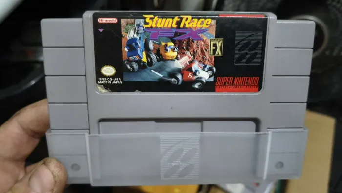Stunt Race FX original Super Nintendo Snes
