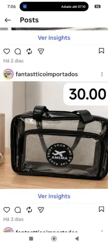 Bolsa transparente 30.00
