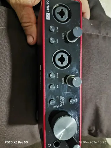Interface de audio focusrite