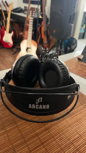 Fone monitorador de Audio Headphone Estudio Arcano Arc-shp300 Alta Qualidade
