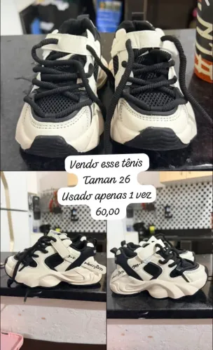 Tênis novo , usado somente uma vez