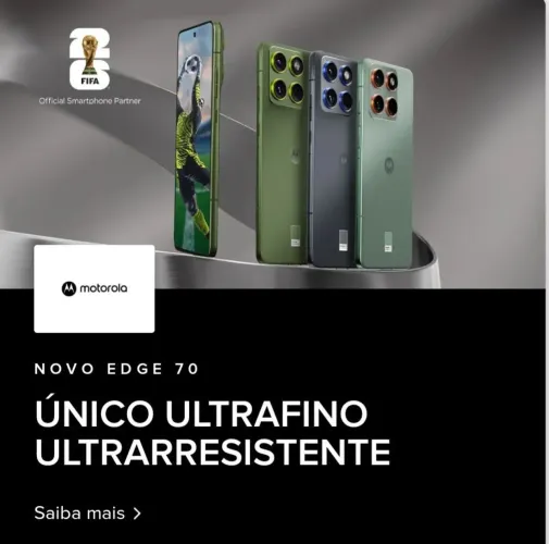 Motorola Edge 70 - 8GB/256GB - LACRADO COM NOTA FISCAL