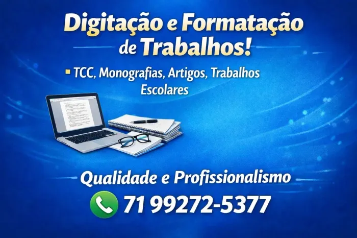 FORMATAÇÃO DE TRABALHOS ACADÊMICOS