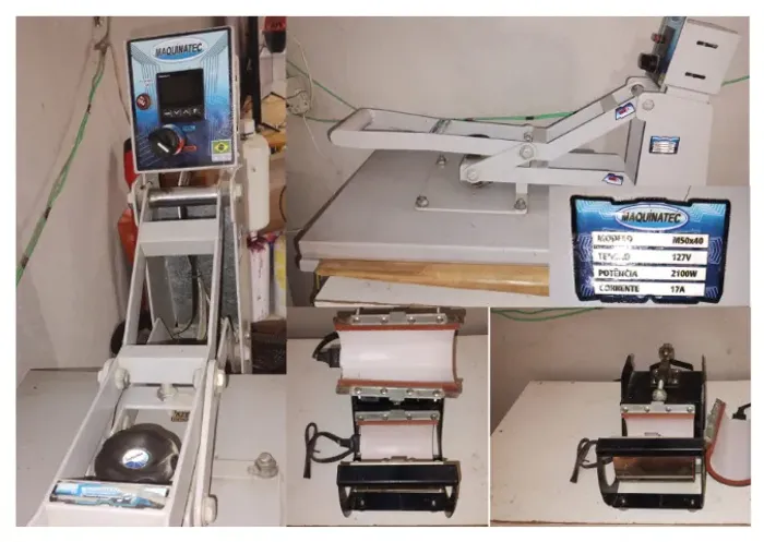 Equipamentos gráfica rápida prensa térmica impressoras encadernadora barato