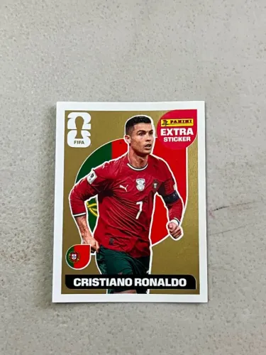 Figurinha legend dourada panini copa do mundo 2026 Cristiano Ronaldo