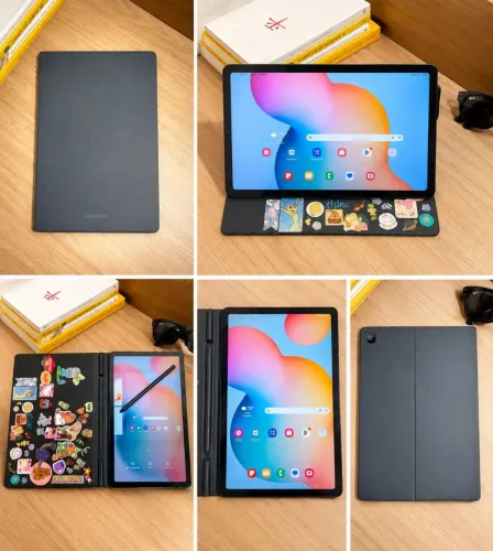 Tablet Tab Samsung S6 Lite 128GB com capa